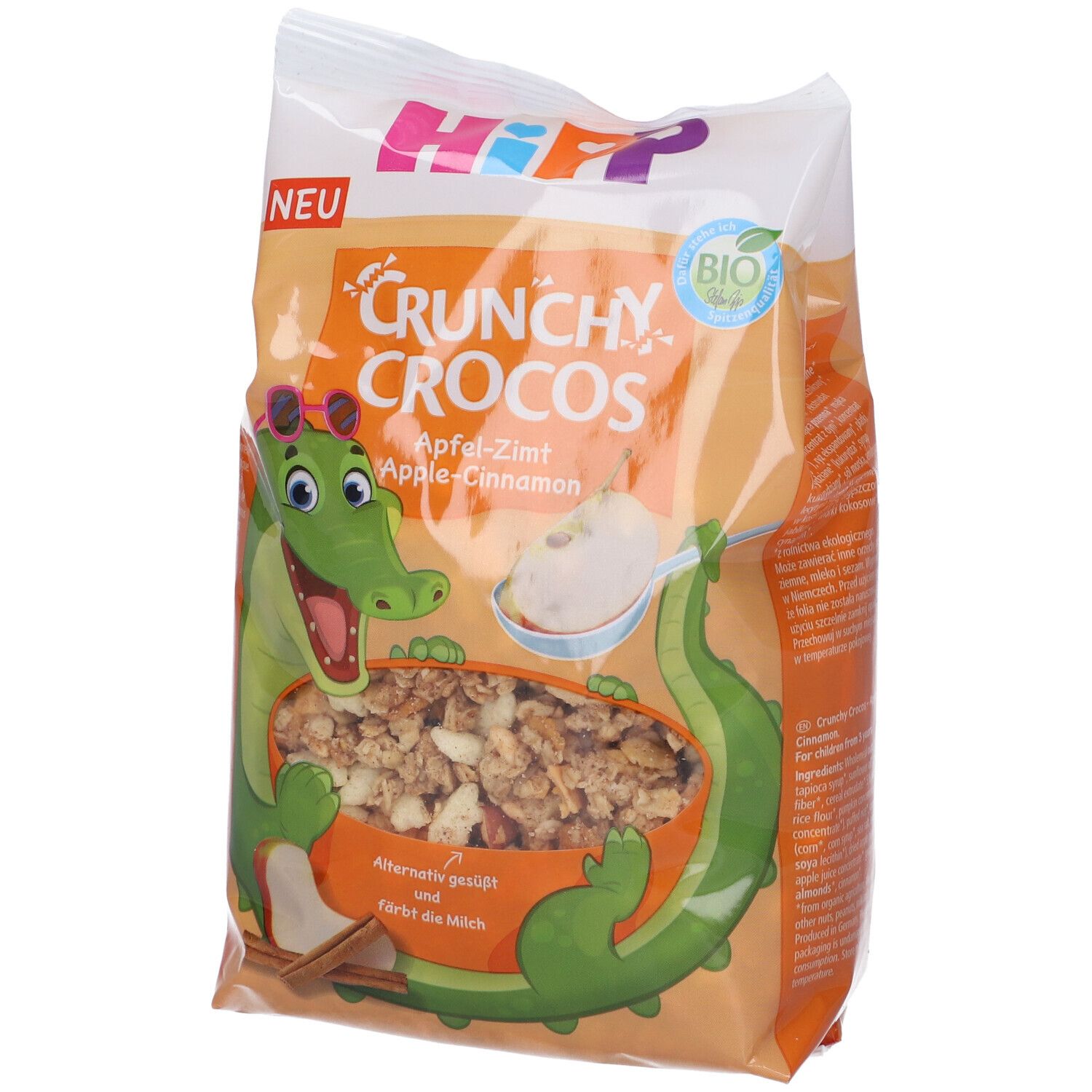 HiPP BIO muesli croccante Kroko Mela Cannella da 3 anni 300 g