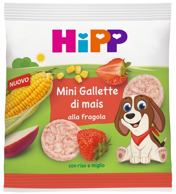 Hipp Mini gallette di mais alla fragola -Snack per bambini 3+ anni, 23 g — confronto prezzi