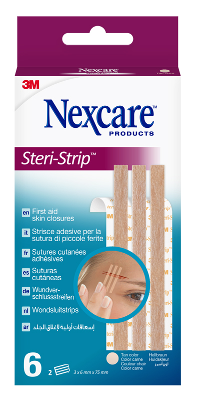 Nexcare Steri Strip Color Carne 6 X 75mm 6 Pezzi