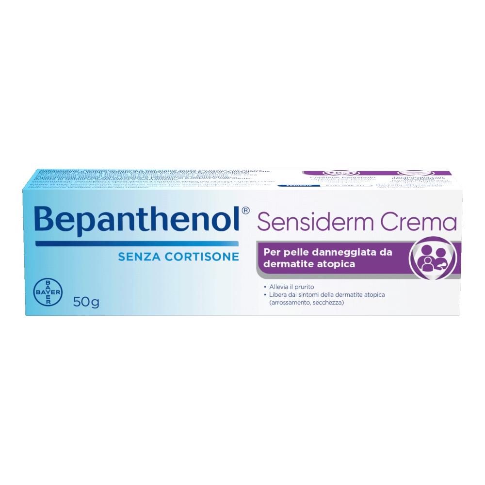 Bepanthenol Sensiderm Crema Senza Cortisone 50 gr Per Pelle Danneggiata da Dermatite Atopica