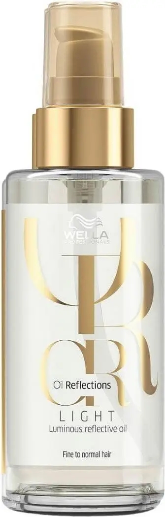 Wella Oil Reflections Olio Riflettente Luminoso 100 ml per capelli fini e normali 10x10x8