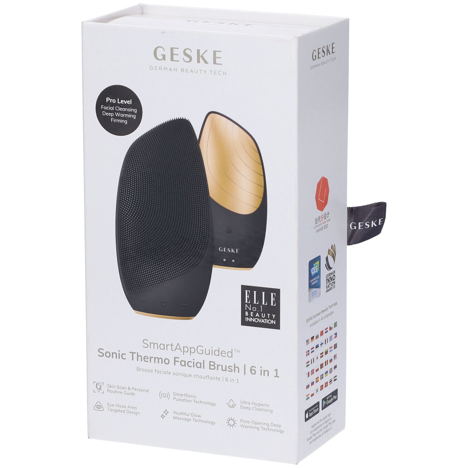 GESKE Sonic Thermo Facial Brush | 6 In 1 Grigio pz Altro