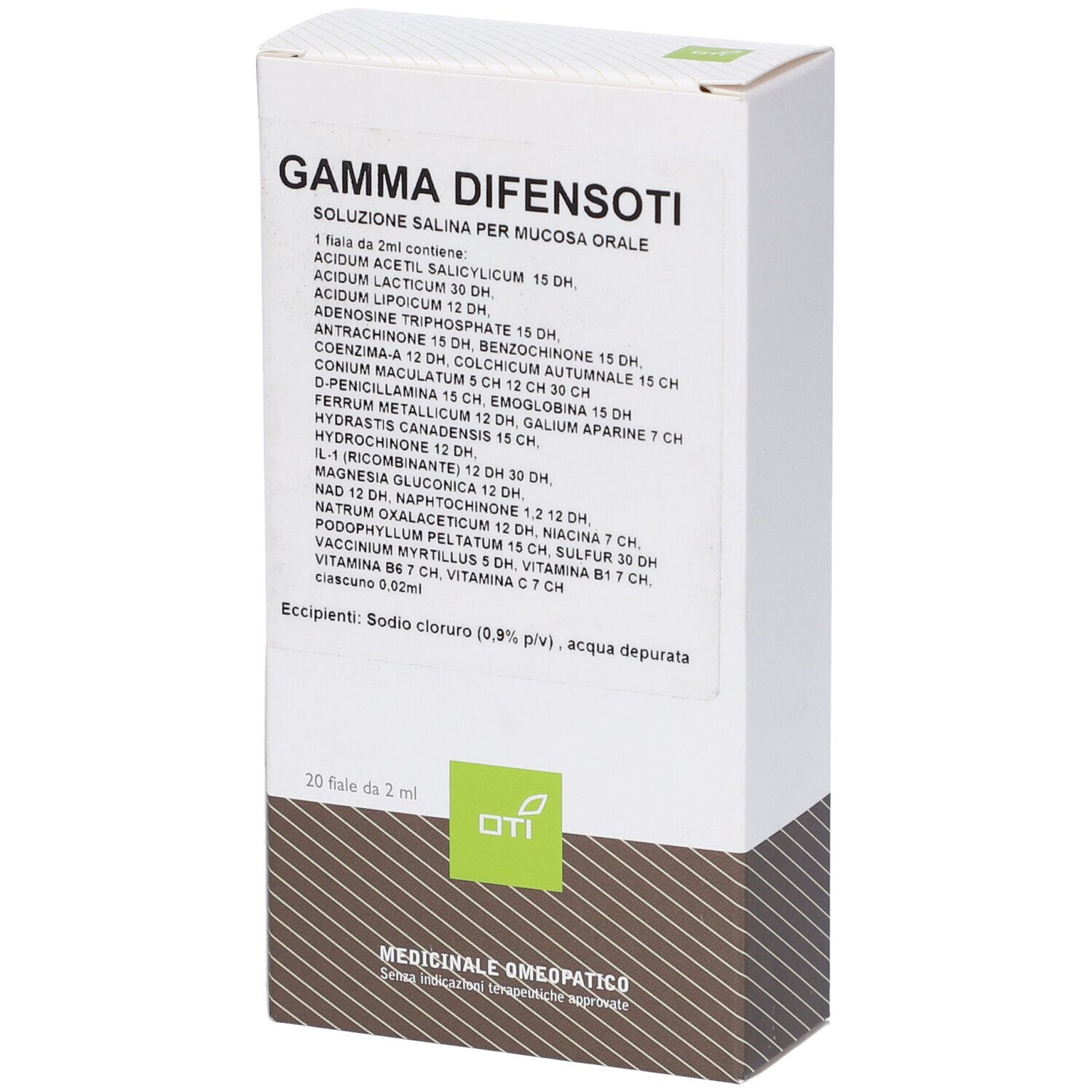 Gamma Difensoti Oti Compresse 20 Pezzi Integratore Omeopatico per Difese Immunitarie