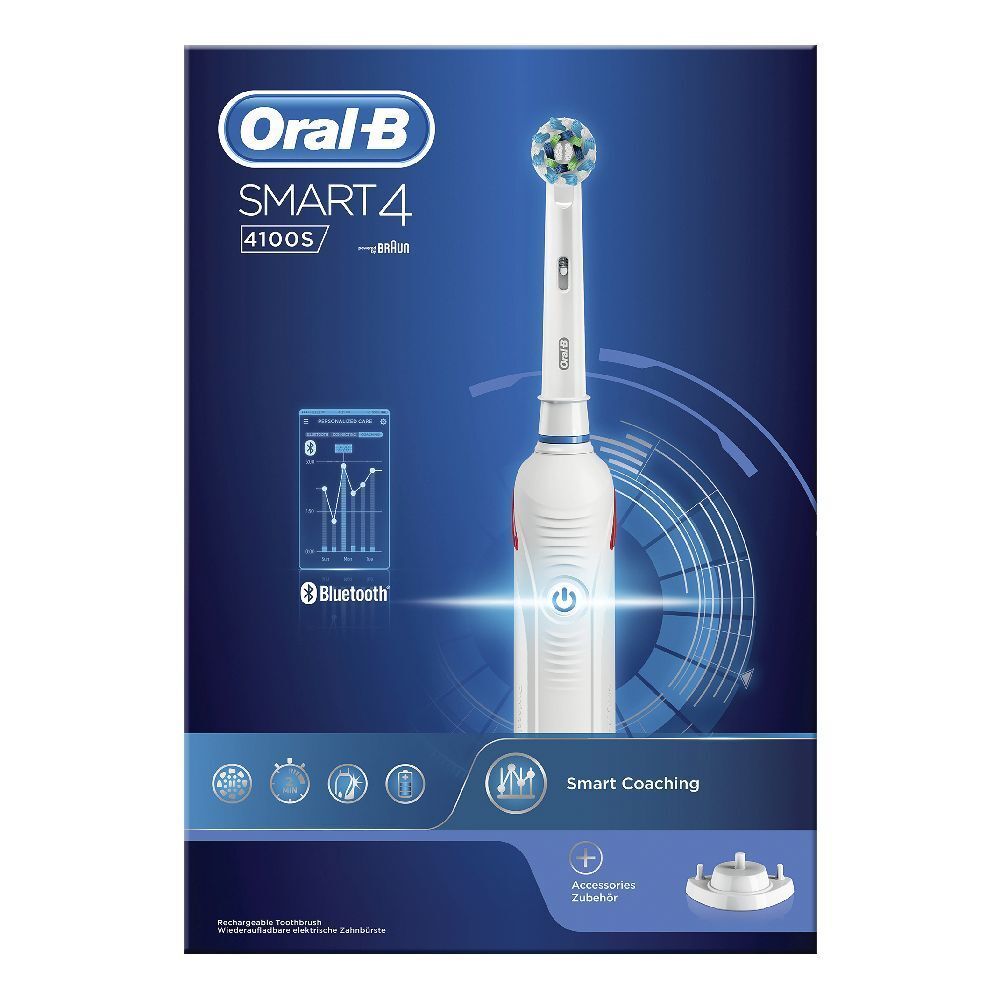 Oral-B Spazzolino Elettrico Ricaricabile Smart 4. 4100S Bianco 1 pz da denti — confronto prezzi