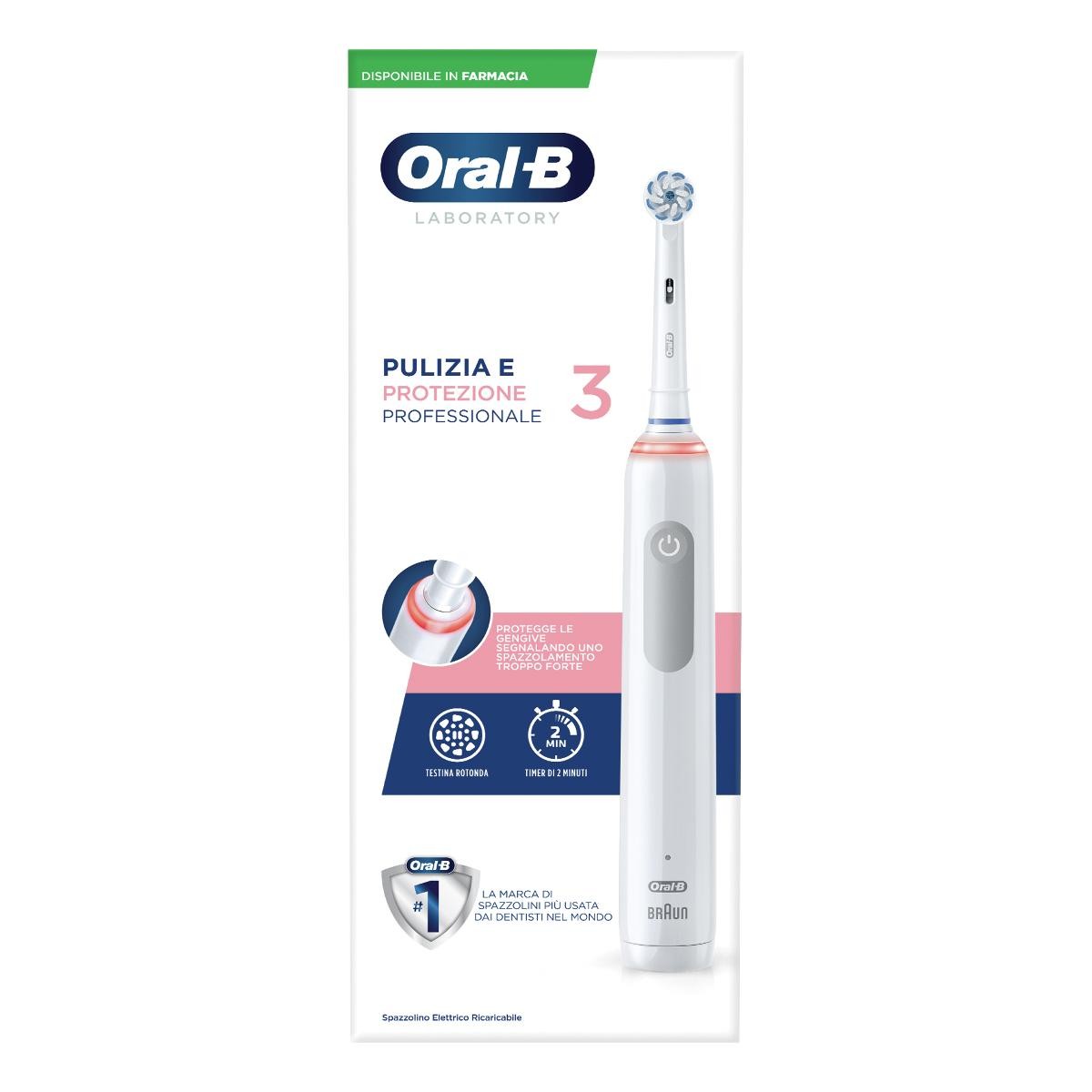 Oral-B Pro 3 Laboratory Spazzolino Elettrico Ricaricabile