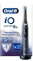 Oral-B Spazzolino Elettrico Ricaricabile iO 9 Nero, 2 Testine, 1 Custodia Da Viaggio Ricaricabile, 1 Spazzolino — confronto prezzi