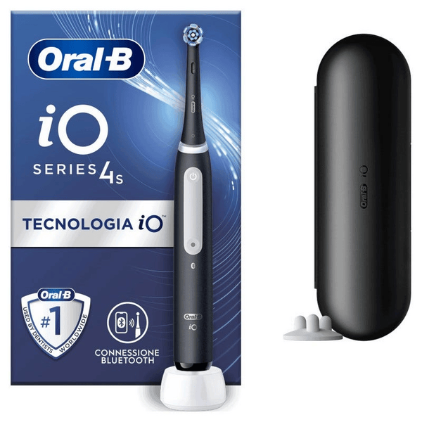 Oral-B iO4s Spazzolino Elettrico Nero opaco + Travel Box — confronto prezzi