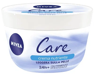 Nivea Care Crema Idratante Viso e Corpo Formula Leggera Formato Grande 200 ml