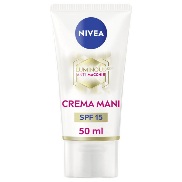 Nivea Luminous630 Crema Mani Anti-Macchie con SPF15 Idratante 50 ml
