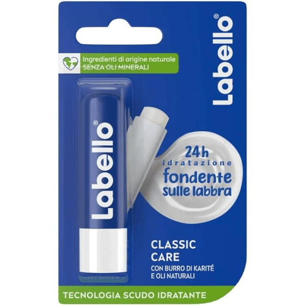 Labello Classic Care Bipacco Balsamo Labbra Idratante Con Burro Di Karitè