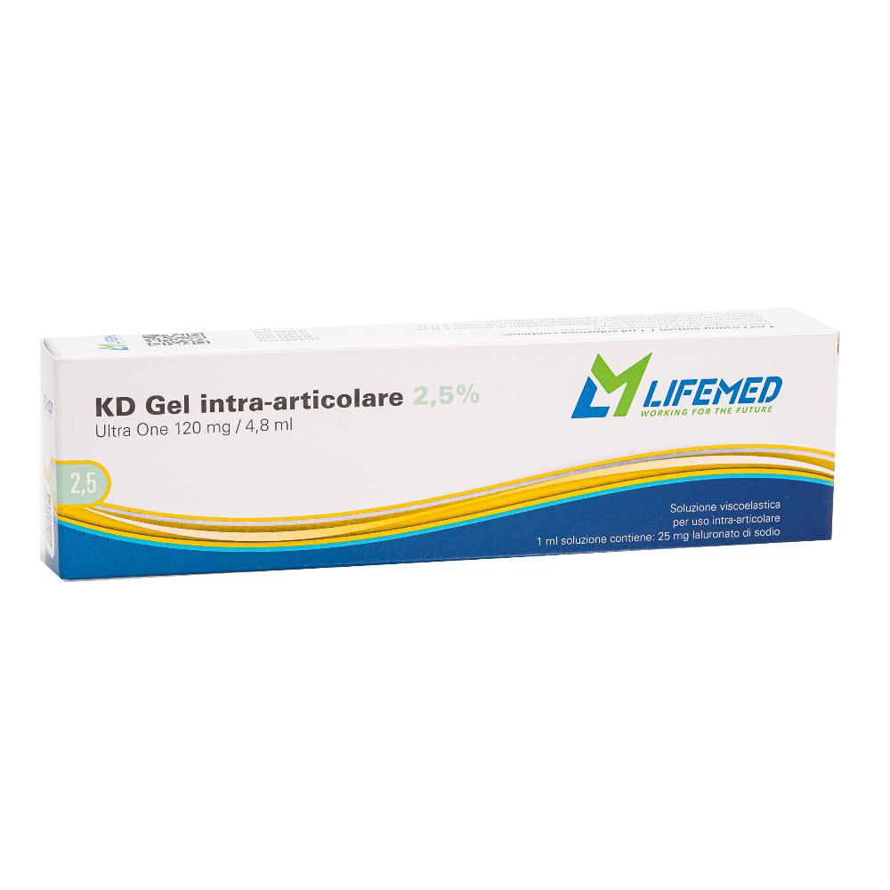 Kd Gel Intra-articolare 2,5% Soluzione Viscoelastica Siringa Preriempita 4,8ml
