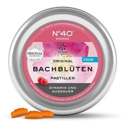 Lemon Pharma Fiori di Bach Pastiglie Energia Gusto Ribes Rosso 50 g