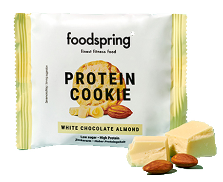 FOOD SPRING Gmbh Protein cookie cioccolato bianco e mandorle