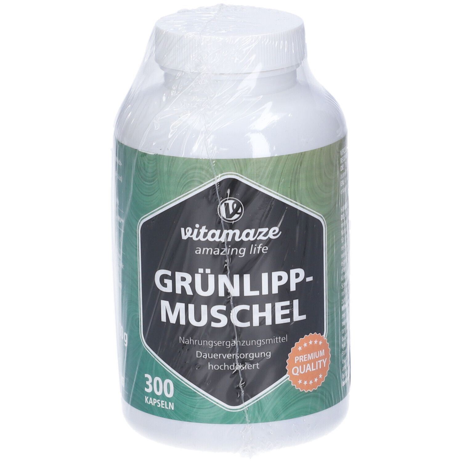 Vitamaze Cozza Verde 500 mg Integratore Ad Alto Dosaggio 300 Capsule