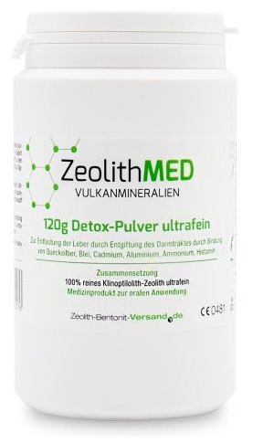Zeolithmed Detox Polvere Ultrafine 120 Grammi