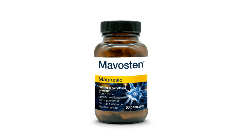 Mavosten Magnesio Integratore per il Sistema Nervoso 60 Capsule