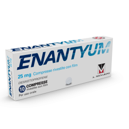 Enantyum 25mg Antinfiammatorio ed Antidolorifico 10 Compresse Rivestite