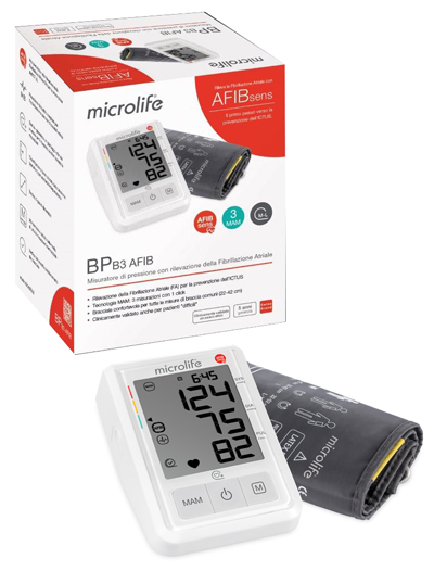 Colpharma Microlife B3 AFIB Misuratore di Pressione Rileva Fibrillazione Atriale