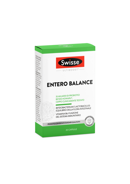 Swisse Entero Balance Integratore Probiotici 20 Capsule