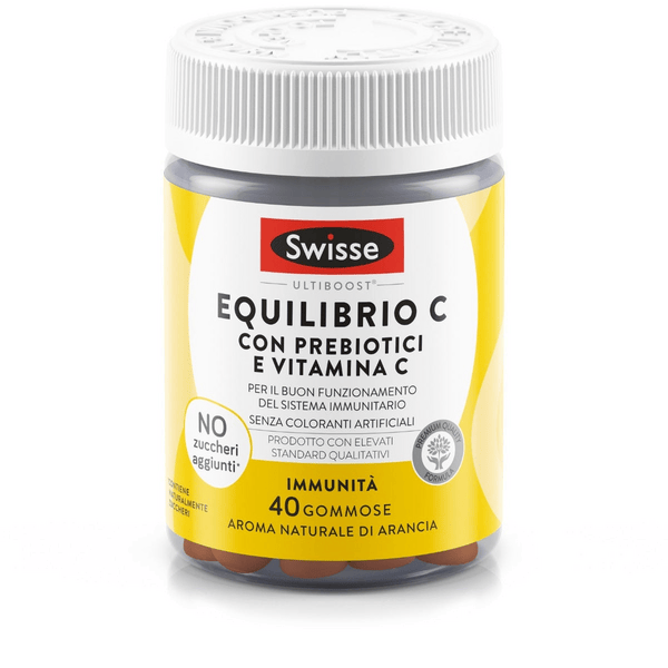 Swisse Equilibrio C Integratore Sistema Immunitario Con Prebiotici e Vitamina C 40 Gommose