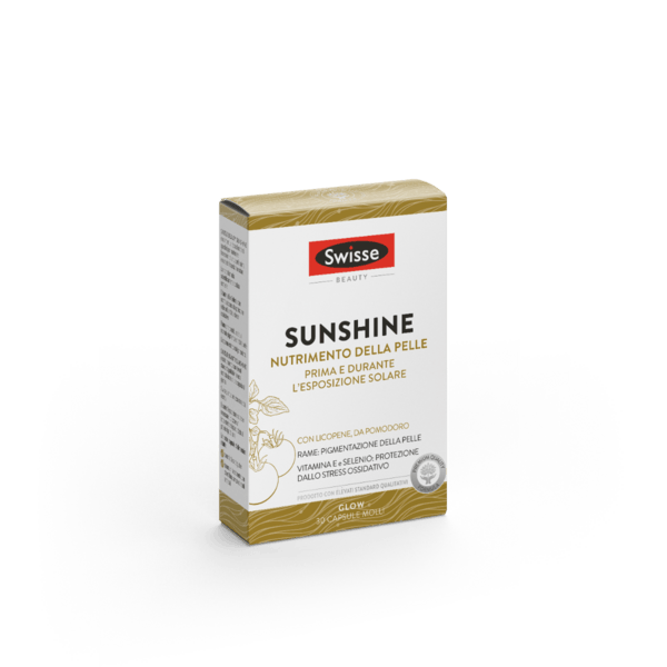 Swisse Sunshine Integratore Per la Pelle Prima e Durante L' Esposizione Solare 30 Compresse