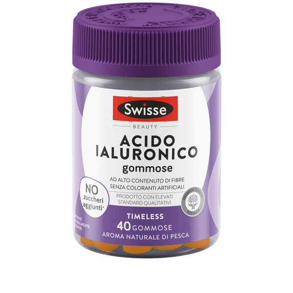 Swisse Acido Ialuronico Integratore Per La Pelle 40 Gommose