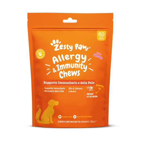 Zesty Paws® Allergy & Immunity Chews Integratore Supporto immunitario e della pelle 200 g Snack — confronto prezzi