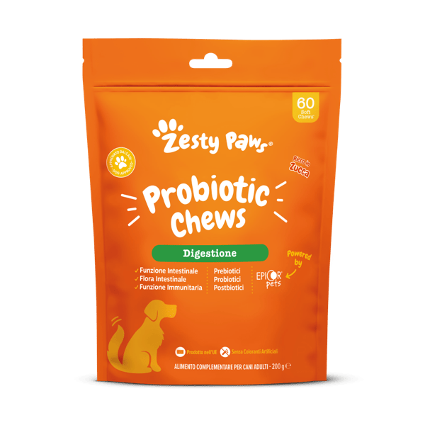 Zesty Paws® Probiotic Chews Digestione 200 g Snack