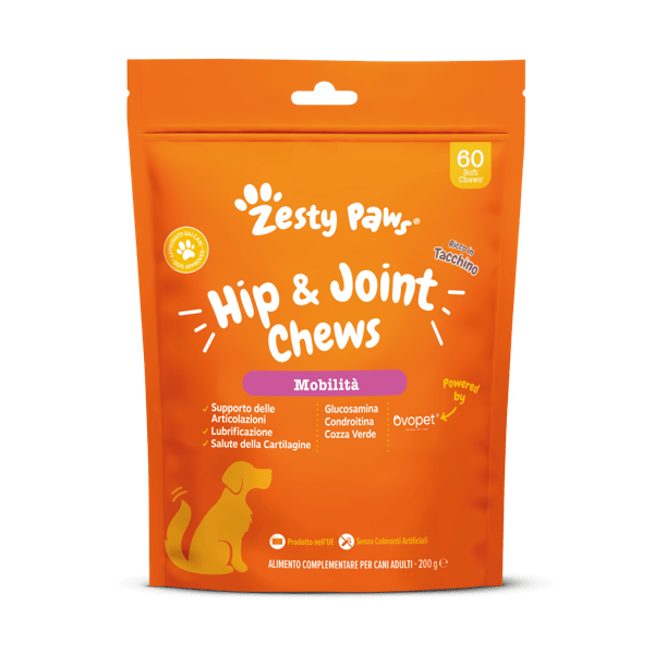 Zesty Paws Hips & Joint Per il Supporto delle Articolazioni 60 Chews