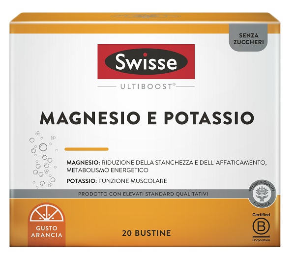 Swisse Magnesio e Potassio Integratore per ridurre stanchezza e affaticamento, 20 bustine — confronto prezzi