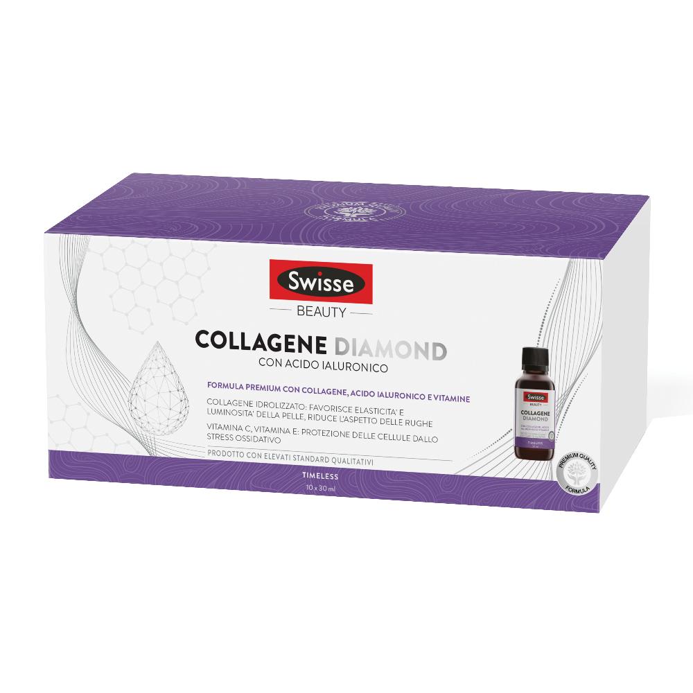 Swisse Collagen Diamond Collagene Idrolizzato da Bere Flaconcini 300 ml Soluzione orale