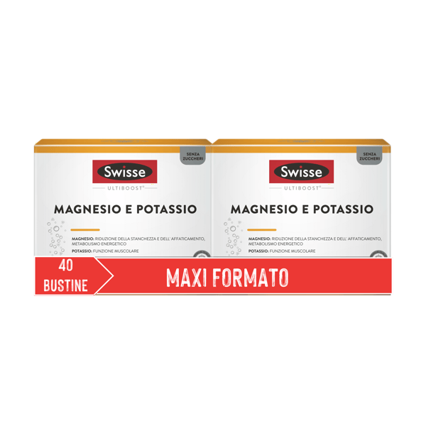 Swisse Magnesio e Potassio Integratore Bipacco 40 Bustine — confronto prezzi