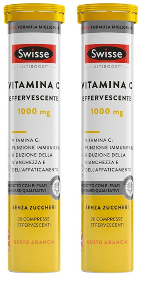 Swisse Vitamina C Effervescente Bipacco 2x20 Compresse