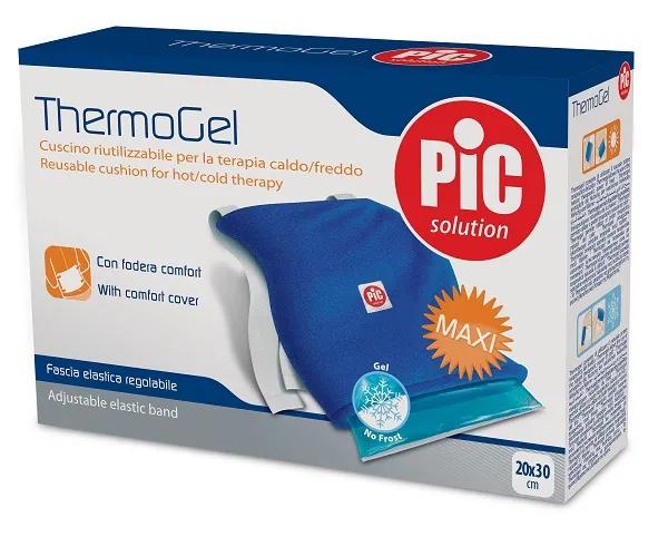 Pic Solution Thermogel con Fodera e Fascia 20x30 cm Cuscino Gel Terapia Caldo e Freddo