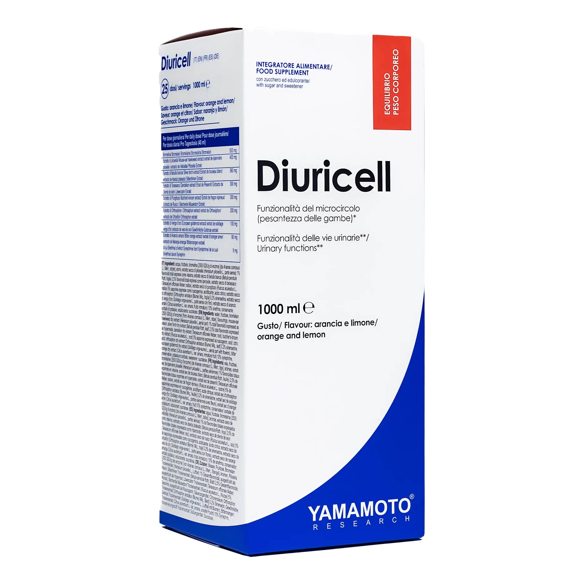Yamamoto research diuricell 1 litro frutti di bosco