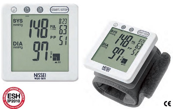 Nissei WSK1011 Misuratore per la Pressioen Da Polso