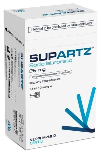 Supartz Siringa Intra-Articolare 25 mg Preriempita 3x2,5 ml