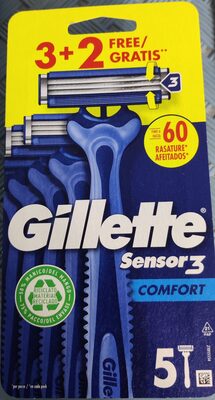 GILLETTE SENSOR3 COMFORT 3+2PZ