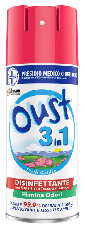 Glade Oust 3 In 1 Garden Fresh Spray Disinfettante Per Superfici E Tessuti 400ml — confronto prezzi