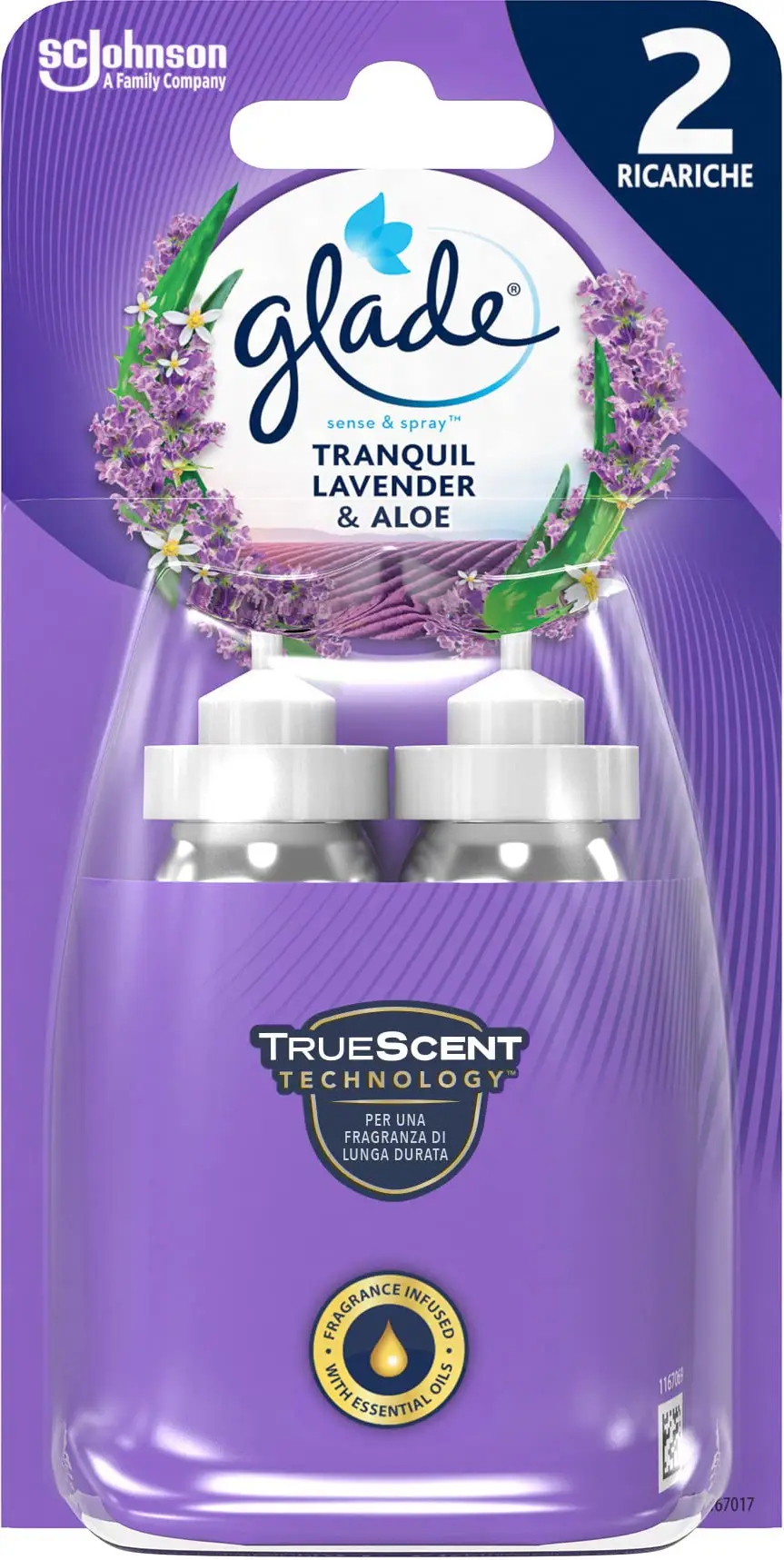 Glade Sense And Spray Doppia Ricarica Lavanda Profumatore Ambiente 2 Pezzi — confronto prezzi