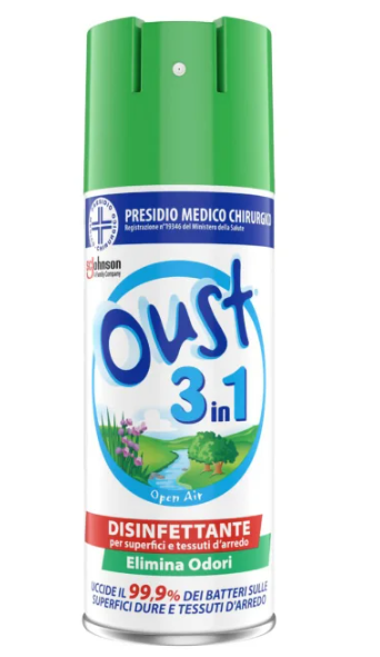 Oust 3in1 Open Air Disinfettante Per Superfici E Tessuti 400ml — confronto prezzi