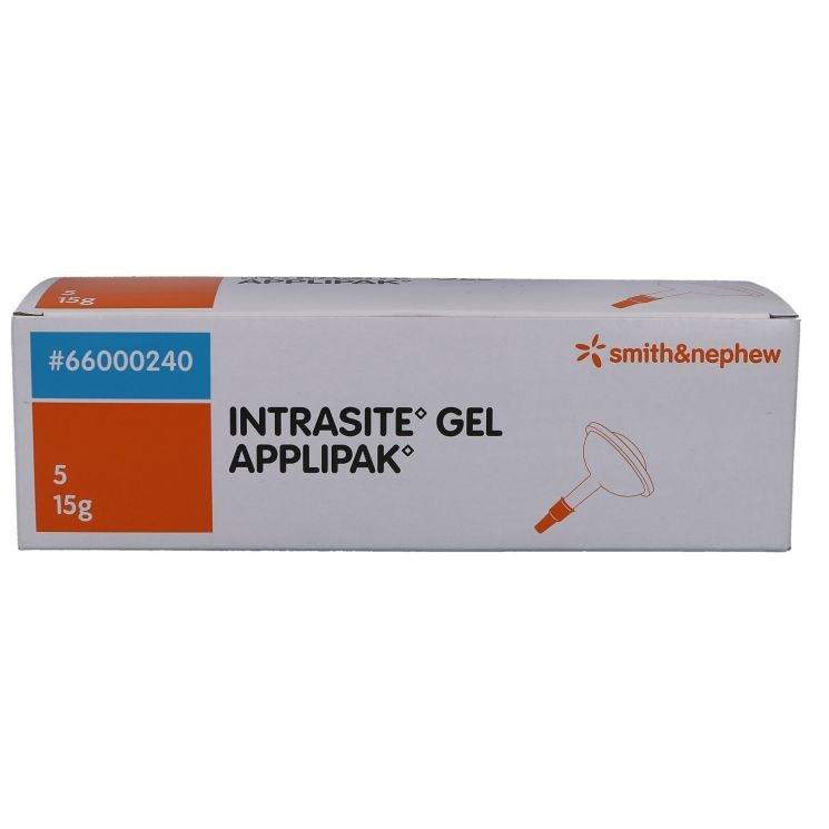 Intrasite gel 15g 5 medicazioni