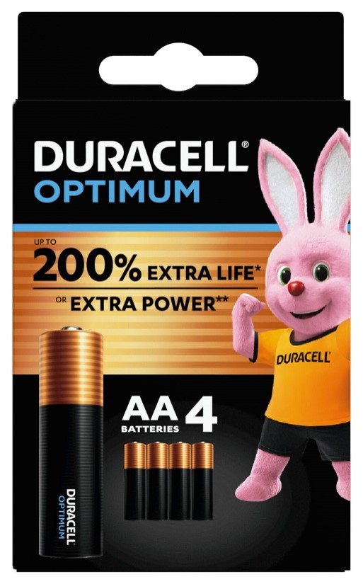Duracell Italy Duracell Optimum Aa B4 4 batterie — confronto prezzi