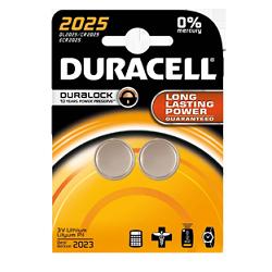 Duracell Batteria a Moneta al Litio 2025 da 3V, 2 Pezzi