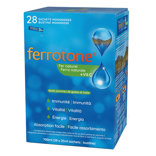 Ferrotone Apple Integratore di Ferro 28 Bustine