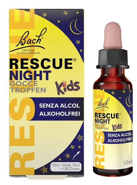 Rescue Remedy Kids Night Gocce Con Fiori di Bach Per Bambini 10 ml