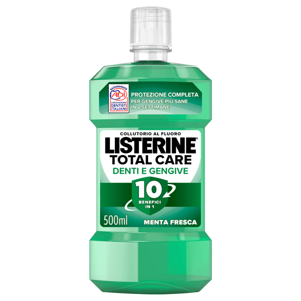 Listerine Difesa Denti e Gengive Collutorio al Gusto di Menta 500 ml Per Gengive Infiammate