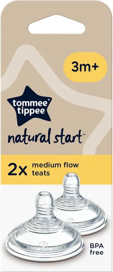 Tommee Tippee Closer To Nature Tettarelle 3m+ In Silicone Flusso Medio 2 Pezzi — confronto prezzi