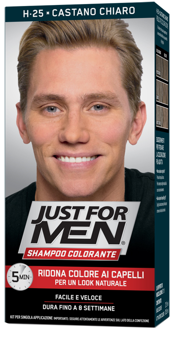 Just For Men Shampoo Colorante Castano Chiaro 30ml