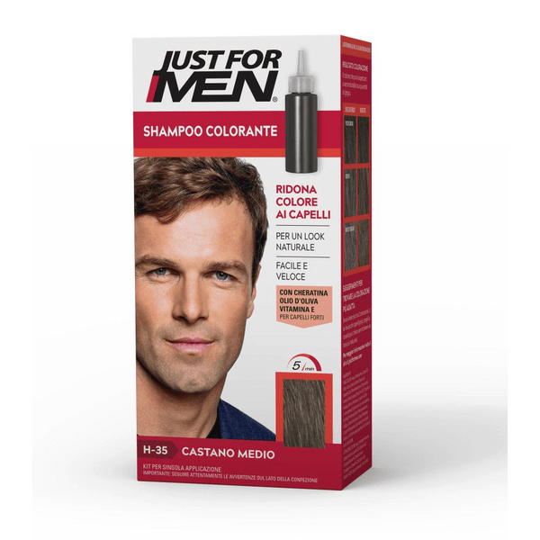 Just for Men Shampoo Colorante Per Uomo Castano Medio
